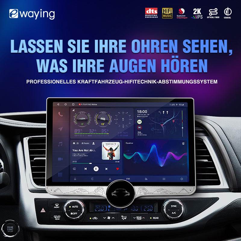 Android 13 8G + 128GB Navigation 11.5" universal Für Toyota VW Porsche Kia Benz Honda Audi Ford Integriertes Carplay Android Auto