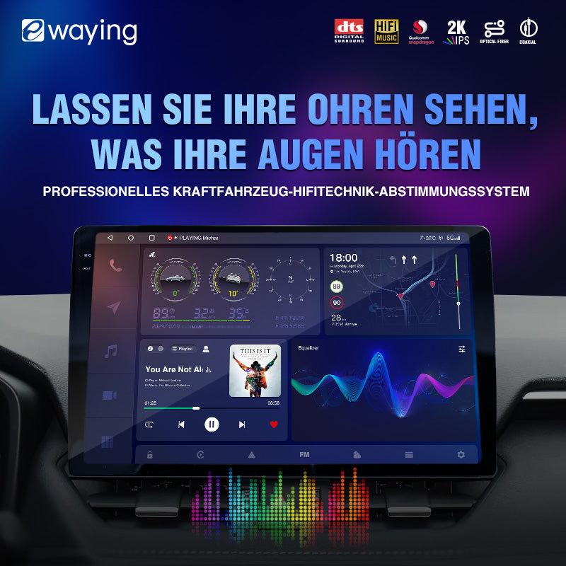 Ewaying Android 13 8G + 128GB Auto intelligente Navigation 9" 10" universal Für Toyota VW Porsche Kia Benz Honda Audi Ford