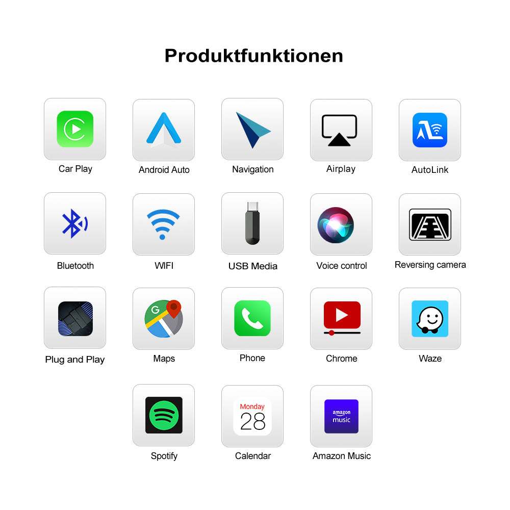 Drahtlose Apple CarPlay Box für Peugeot 308 508 2008 Opel 2019-2023 mit NAC System Original Bildschirm Upgrade - Ewaying DEUTSCHLAND