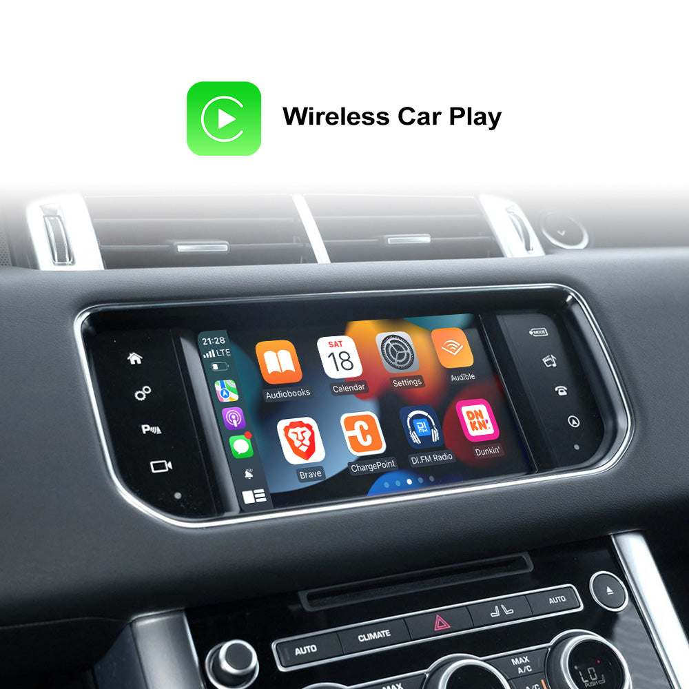 Drahtlose Carplay OEM Adapter Dongle Interface Modul Box Für Land Range Rover Sport Evoque Vogue Discovery 4 Bosch Jaguar XE XF Android Auto