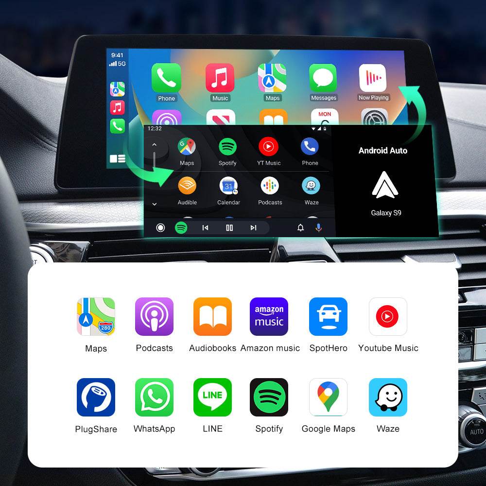 Android Auto Drahtlose CarPlay Decoder Box Für BMW EVO ID6 ID7 Touch original screen Upgrade - Ewaying DEUTSCHLAND