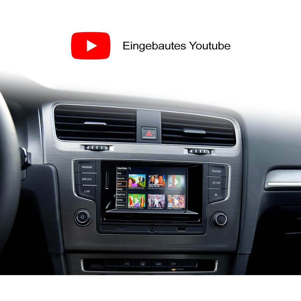 Drahtloses Carplay Android Auto-Schnittstellenbox-Modul für Volkswagen VW Golf Passat Tiguan 2014-2018 Navigation MQB-System